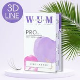 3D Volumen Wimpern auf Klebestreifen - 1000 fertige Wimpernfächer Künstliche Wimpern 0.07 C 8mm - WUM GERMANY - fertige Wimpernfächer